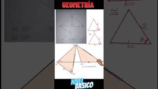 CONGRUENCIA DE TRIANGULOS matematicas educación geometria geometria [upl. by Adnylg544]