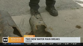 Two new water main breaks in Dixmoor [upl. by Yves162]