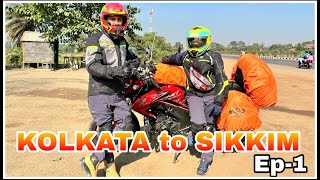 KOLKATA TO SILIGURI ll EP 1 II KOLKATA TO SIKKIM II insta360 ride motovlog sikkimtour trending [upl. by Eimareg87]