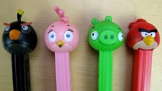 PEZ Angry Birds amp Egg Surpise [upl. by Sansone]