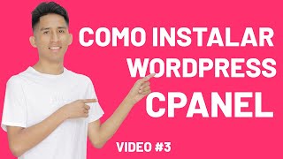 Como INSTALAR Wordpress en cPanel BANAHOSTING 2023  Video 4 [upl. by Horsey]