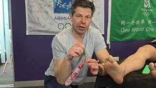 Taping for Trigger Points  Plantar Fasciitis [upl. by Trinatte]