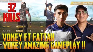 Tengok 32 Kills Permainan Yang Luar Biasa Sepanjang Masa  Vokey Ft Fattah  PUBG Mobile [upl. by Atirehgram239]