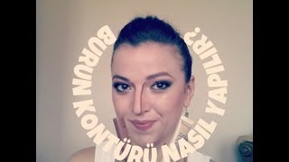 BURUN ÇEŞİTLERİNE GÖRE KONTÜRLEME  NOSE CONTOURING [upl. by Alguire]