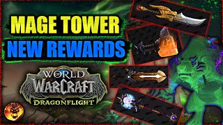 NEW Mage Tower REWARDS and TRANSMOGS  INSANE Last Updates  WoW Dragonflight 1005 [upl. by Odie]