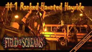 Haunted Hayride at Field of Screams  Mountville PA  haunted house quotridequot through highlights 2022 [upl. by Amin]