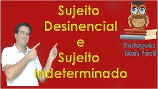 Sujeito desinencial e sujeito indeterminado [upl. by Nagar]