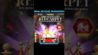 Red Carpet Arrival Animation  Red Carpet Entry freefire ff shorts shortsfeed ffshorts [upl. by Holly-Anne]