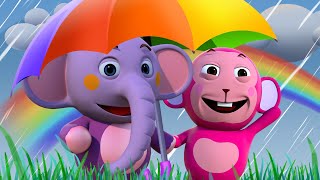 Baarish Aayi Cham Cham Cham ⛈⛱  Hindi Rhymes For Kids [upl. by Ybrad]