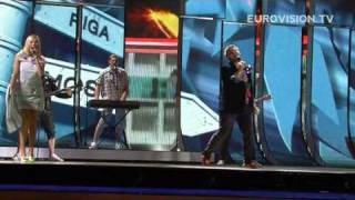 Intars Busulis first rehearsal impression at the 2009 Eurovision Song Contest [upl. by Sander]