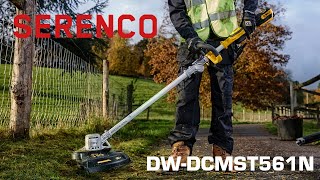 DeWALT DCMST561N 18V Strimmer in action [upl. by Gabbey]