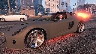 GTA V  PROBANDO EL COCHE TURBO [upl. by Attecnoc140]