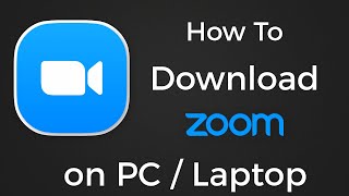 How To Download Zoom App on PC  Laptop [upl. by Elo]