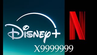 Netflix intro with Disney plus intro speed 9999999XXXx [upl. by Renell]