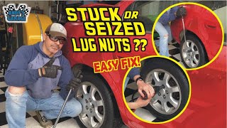 How To Remove Stuck Or Seized Lug Nuts Andy’s Garage Episode  400 [upl. by Dumond]