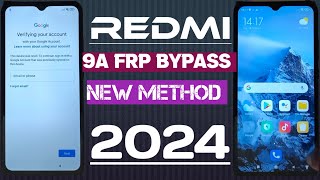 Redmi 9A frp bypass 2024  Redmi 9A frp bypass Second Space Not Working new method  MIUI 125 [upl. by Nesyla]