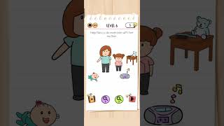 Brain Test 2  McBrain Family Level 6  Help Nancy do Exercise  Quick Solution games braintest [upl. by Annenn543]