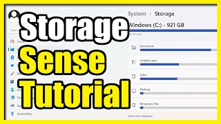 How to Easily Free up Some Storage Space on Windows 1011 using Storage Sense Easy Method [upl. by Eentruoc]