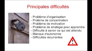 Principales raisons des blocages et difficultés scolaires [upl. by Trudie]