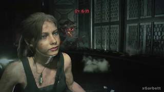 Resident Evil 2 Remake  Claire Final Boss Fight Train Boss [upl. by Ahsino]