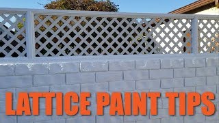 LATTICE FENCE TIPS  Lucky 7 Landscapes Makeover Part 7 [upl. by Coltin]