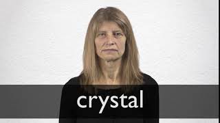 How to pronounce CRYSTAL in British English [upl. by Nellad]