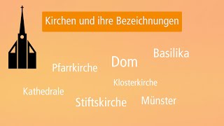 Kirchen und ihre Bezeichnungen  DRS [upl. by Starbuck]