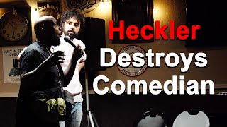 Heckler Destroys Comedian [upl. by Helban]