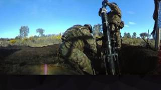 120 mm Mortar LiveFire Mission [upl. by Astrea]