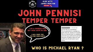 JOHN PENNISI DROPPING THREATS AS A NEW WAVE YOUTUBE GANGSTER WHO IS MICHAEL RYAN [upl. by Cirek]