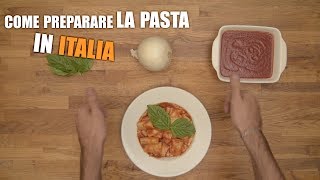 Come preparare LA PASTA in Italia [upl. by Wan]