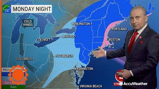 Nor’easter to bring widespread impacts to Northeast  AccuWeather [upl. by Kralc]