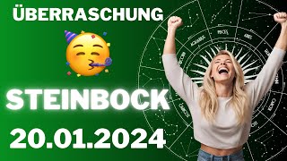 STEINBOCK ♑️⭐️ EINE ÜBERRASCHUNG FÜR DICH 🥰 Horoskop  20Januar 2024 steinbock tarot [upl. by Ira351]