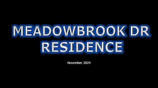 Meadowbrook Dr Residence [upl. by Asilanna368]