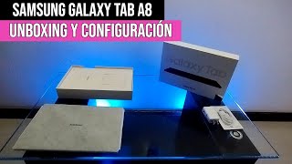 Samsung Galaxy Tab A8  Unboxing y Configuración [upl. by Luehrmann]