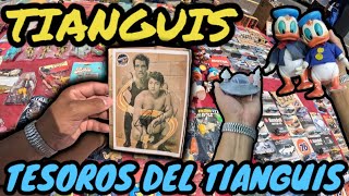 DESCUBRIENDO TESOROS OCULTOS EN EL TIANGUIS DE LOS ARCOS tianguis swapmeet luchalibre bootleg [upl. by Haag]