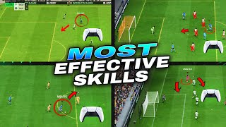 Most Effective Skills Tutorial  Best Moves to Use in FC 24 amp Become Elite Division Players [upl. by Anuahsed954]