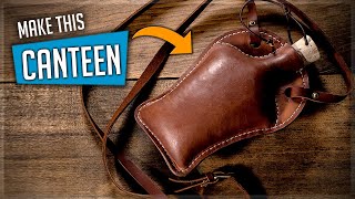 How to Make a Leather Canteen  Costrel [upl. by Paolina749]