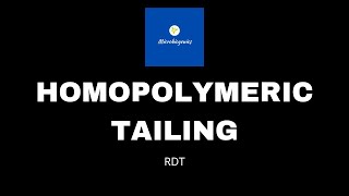 Homopolymeric Tailing RDT Microbiogenics [upl. by Anirtek132]