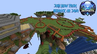 Minecraft Community Realm  JOIN SKYMATA  SkyHold day 4 [upl. by Eniamej685]