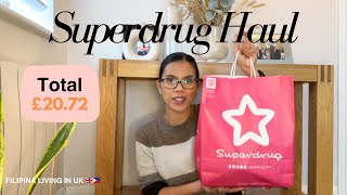 SUPERDRUG Haul  Tagalog [upl. by Elfreda]