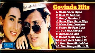 Govinda 💞 Karishma Kapoor90s Block Buster Romantic💖💘hit Songs Collection Govinda Hit Songs Mp3 [upl. by Weirick]