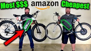 I Bought the Cheapest and Most Expensive Electric Bike kits on Amazon [upl. by Pleasant269]