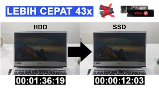 REVIEW NVMe SSD ADATA XPG SX8200 PRO 256GB  SAMSUNG 970 EVO LEWAT [upl. by Yentruoc]