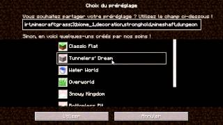 Minecraft Tuto  Comment rajouter des couches en Monde Plat [upl. by Annaitsirk]