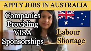 How to apply for jobs in Australia  Visa sponsorship for jobs in Australia workvisa skilledvisa [upl. by Bili]