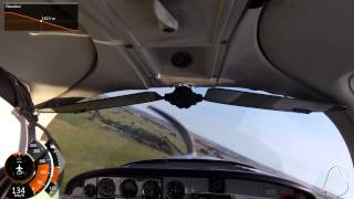 360 landing Piper PA38 Tomahawk [upl. by Rogerg]