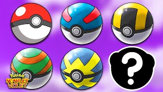 A Guide to EVERY Poké Ball in Pokémon Scarlet amp Violet [upl. by Chuck]