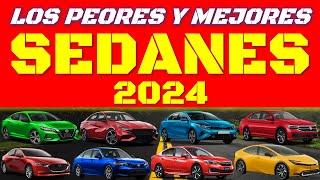 Estos son los MEJORES y PEORES SEDANES 2024 según CONSUMER REPORTS [upl. by Esyli738]