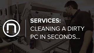 Novatech Service Centre  Cleaning a dirty PC in seconds [upl. by Quirk934]